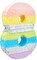 Large Number 8 Pinata for 8th Birthday Party Decorations, Rainbow Pastel (21 x 14.5 x 4 In)